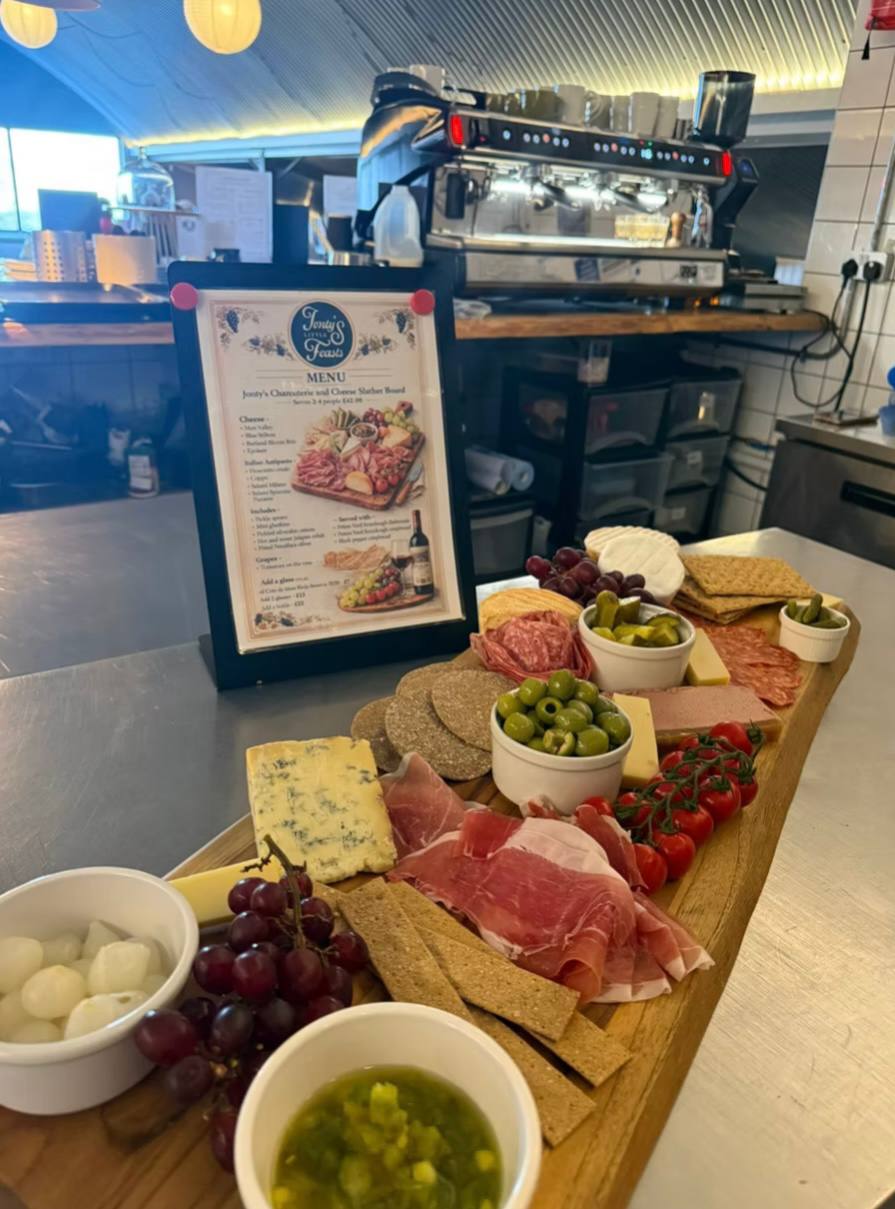 Charcuterie and cheese sharing board